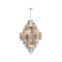 Load image into Gallery viewer, Odelle Collection - Ring Chandelier - Autumn &amp; Chrome - H:128cm
