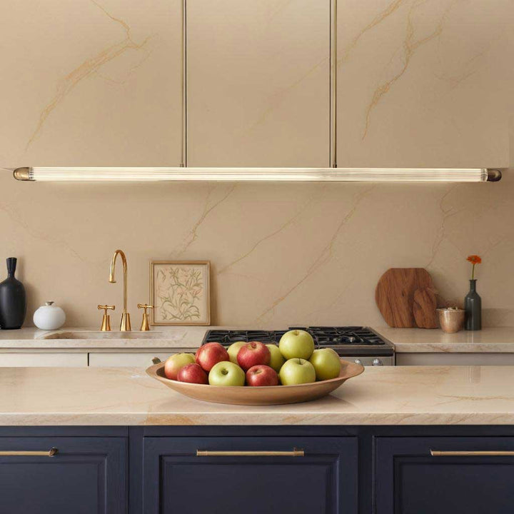 Laverd Collection - Bar Light - Satin Brass - W:160cm