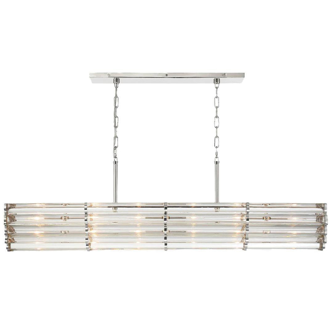 Luna Collection - Polished Nickel Bar Light - polished-nickel