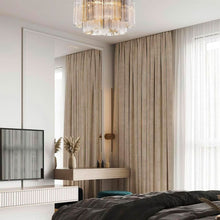 Load image into Gallery viewer, Odelle Collection - Flush Mount Chandelier - Autumn &amp; Chrome - W:56cm
