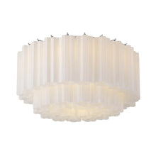 Load image into Gallery viewer, Odelle Collection - Flush Mount Chandelier - White &amp; Chrome - W:56cm

