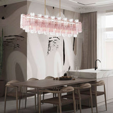 Load image into Gallery viewer, Odelle Collection - Bar Light - Pink &amp; Chrome - L:131cm
