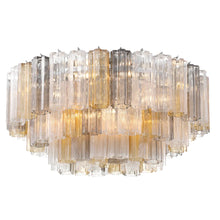 Load image into Gallery viewer, Odelle Collection - Flush Mount Chandelier - Autumn &amp; Chrome - W:80cm
