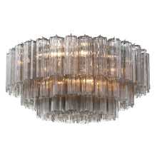 Load image into Gallery viewer, Odelle Collection - Flush Mount Chandelier - Smoke &amp; Chrome - W:80cm
