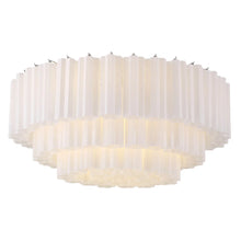 Load image into Gallery viewer, Odelle Collection - Flush Mount Chandelier - White &amp; Chrome - W:80cm
