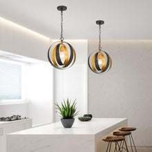 Load image into Gallery viewer, Carson Collection - 1 Light Pendant - English Bronze &amp; Gold

