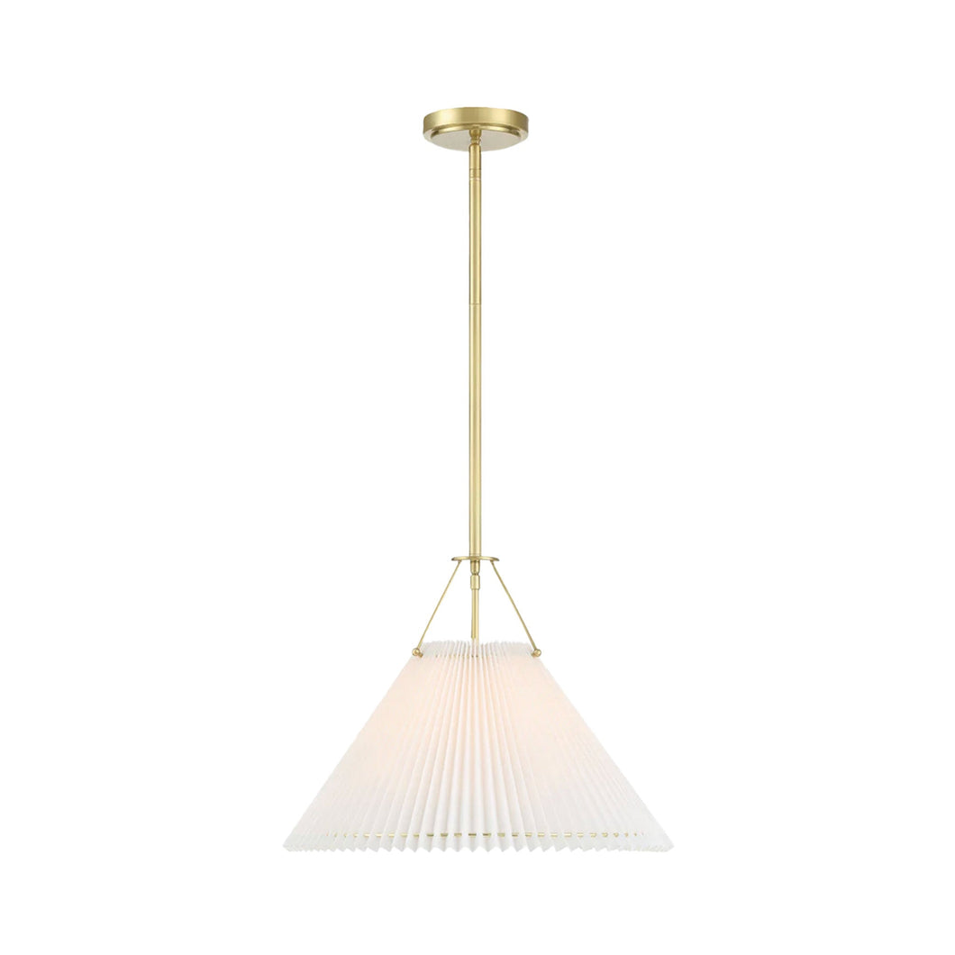 Grayson Collection - Pendant Chandelier - Satin Brass - W:46cm