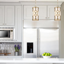 Load image into Gallery viewer, Niles Collection - Pendant - Satin Brass - W:15.5cm
