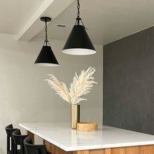 Load image into Gallery viewer, Keenan Collection - 1 Light - Chandelier - Matte Black Frame
