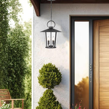 Load image into Gallery viewer, Glace Collection - Outdoor Matte Black Pendant - black
