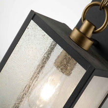 Load image into Gallery viewer, Dome Collection - 1 Light - Wall Sconce - Gold Paint &amp; Matte Black - H:44cm
