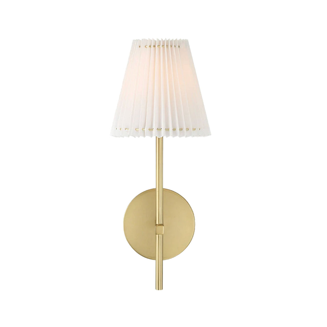 Grayson Collection - Wall Sconce - Satin Brass - W:17cm