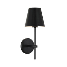 Load image into Gallery viewer, Keenan Collection - 1 Light - Wall Sconce - Matte Black Frame
