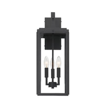 Load image into Gallery viewer, Capsule Collection - 3 Light - Wall Sconce - Matte Black - H:50cm
