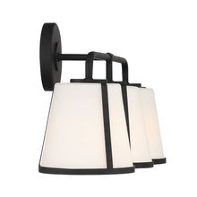 Load image into Gallery viewer, Kendal Collection - 3 Light - Wall Sconce - Matte Black Frame
