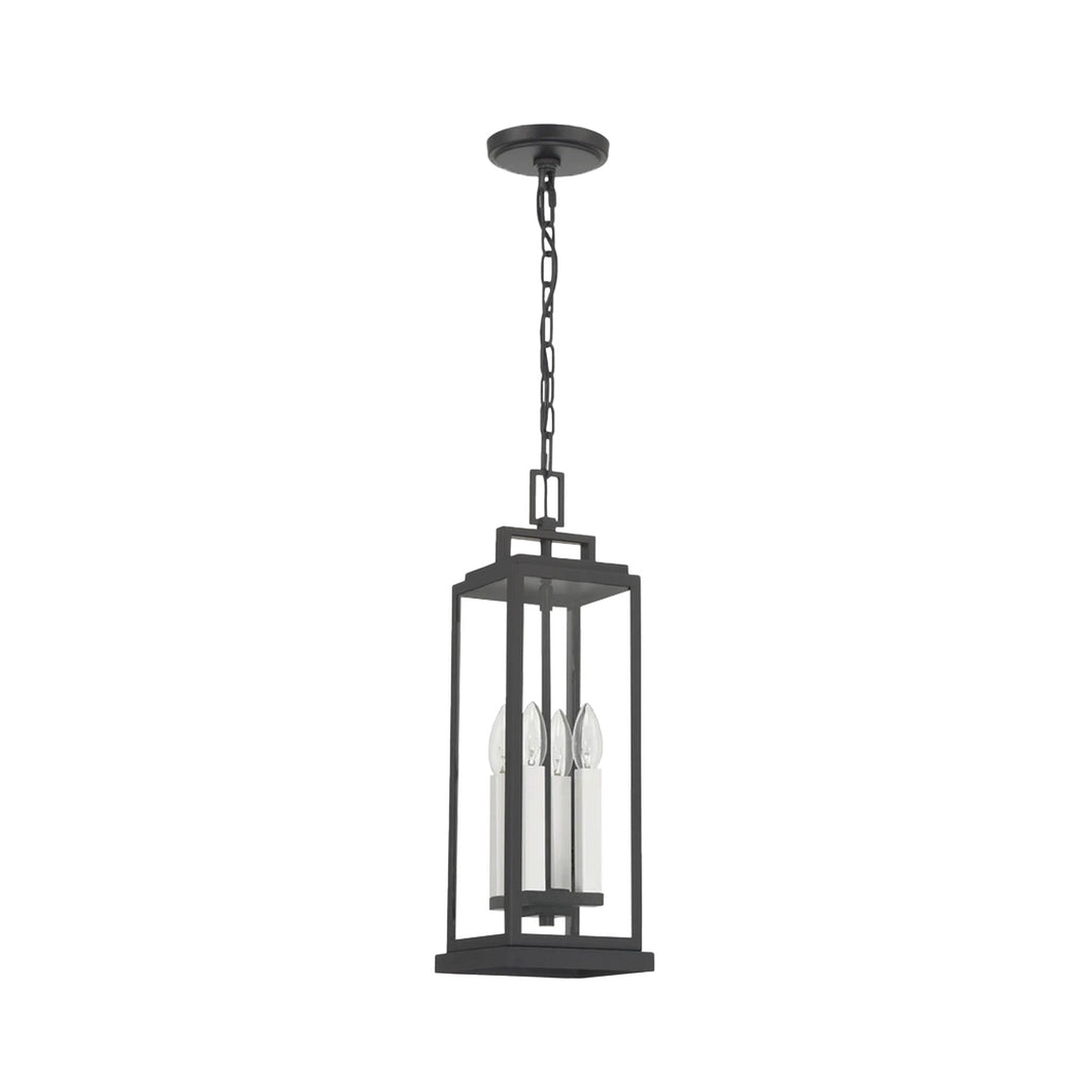 Atlas Collection - 4 Light - Chandelier - Matte Black - W:16.5cm
