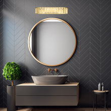 Load image into Gallery viewer, Manning Collection - Aged Brass Wall Sconce - gold-1

