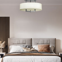 Load image into Gallery viewer, Bowery Collection - Flush Mount - Antique Nickel
