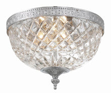 Load image into Gallery viewer, Devon Collection - Polished Nickel - Clear Crystals Flush Mount - Polished Nickel
