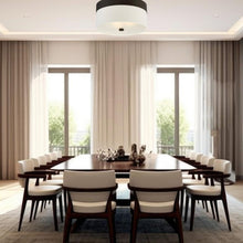 Load image into Gallery viewer, Jennings Collection - Flush Mount Chandelier - Dark Bronze - W:40cm
