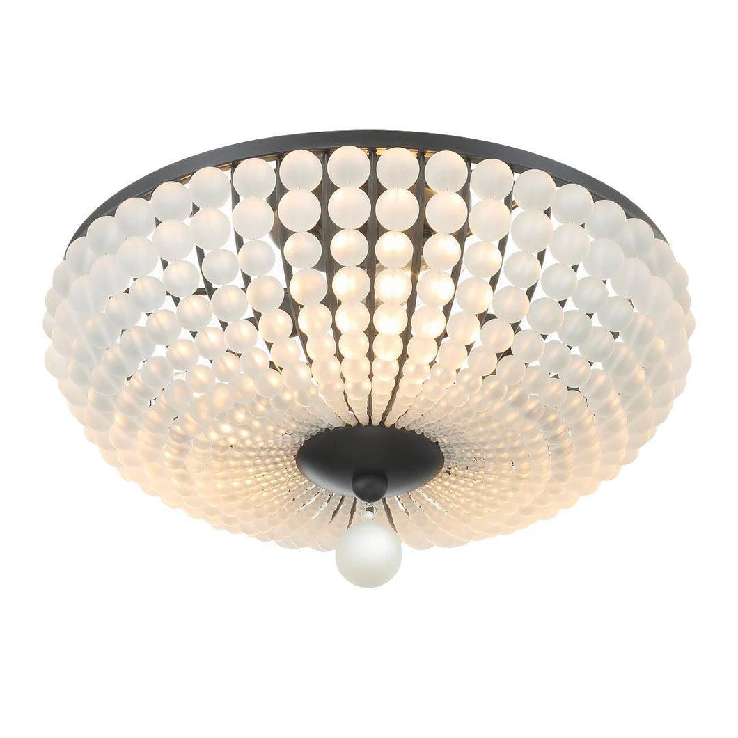 Seneca Collection - Flush Mount - black