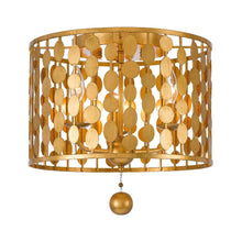 Load image into Gallery viewer, Zucca Collection - Gold Flush Mount - gold-1
