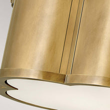 Load image into Gallery viewer, Zodiac Collection - Flush Mount Chandelier - Satin Brass - W:36cm
