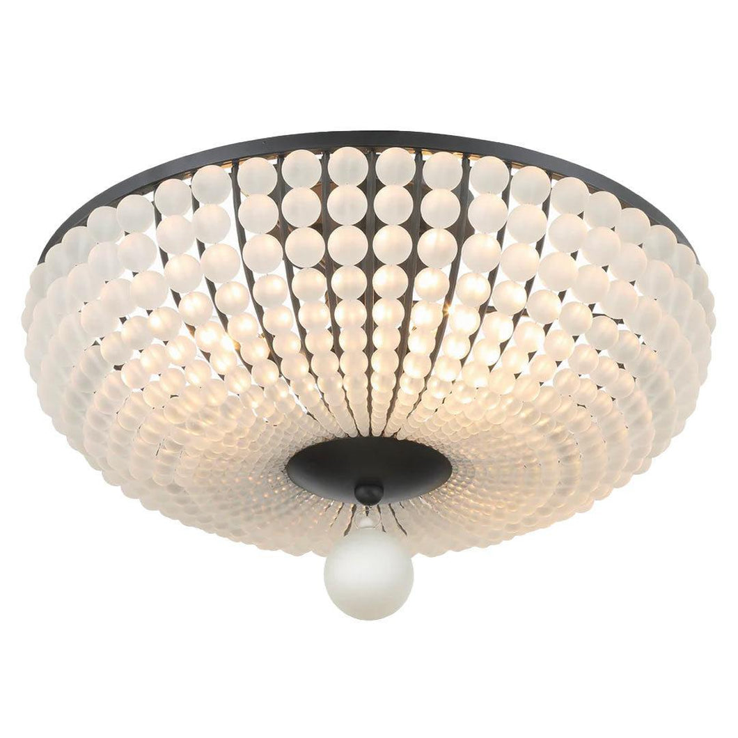 Seneca Collection - Flush Mount - black