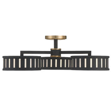 Load image into Gallery viewer, Kirby Collection - Flush Mount Chandelier - Matte Black Frame - W:74cm
