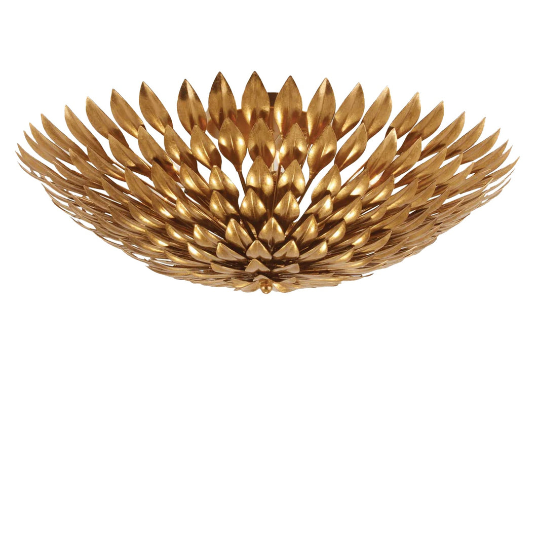 Laurel Collection - Light Flush Mount - Antique Gold - Default