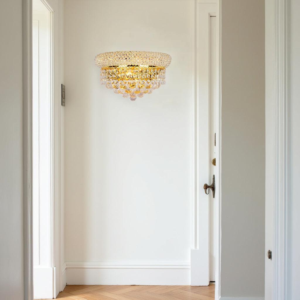 Royal Empress Wall Sconce - Gold - W:30cm