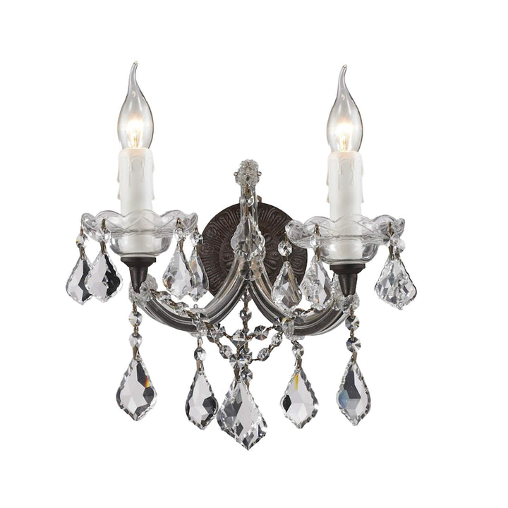 Double Maria Theresa Wall Light Sconce - Rustic