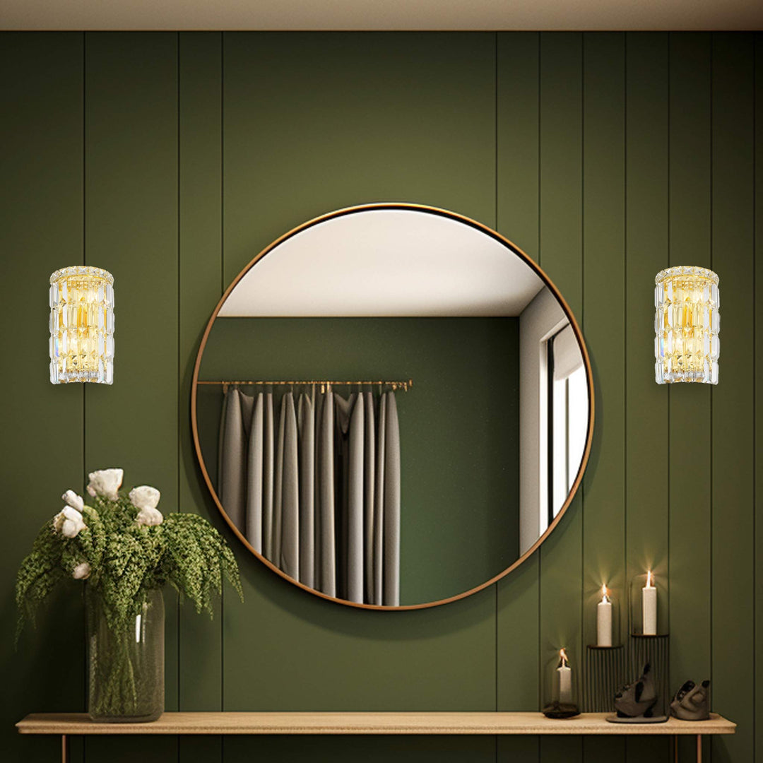 Modular Wall Sconce Light - Round - Gold