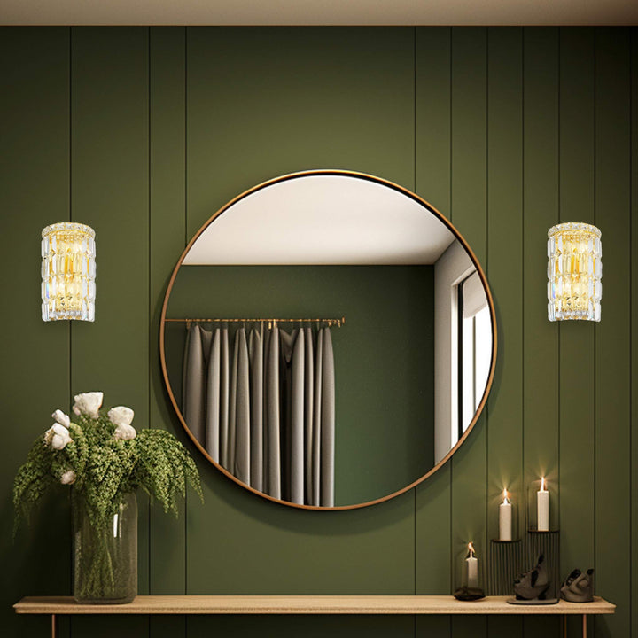 Modular Wall Sconce Light - Round - Gold