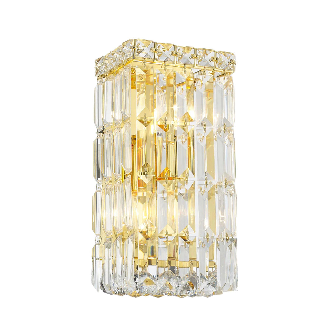 Modular Wall Sconce Light - Rectangle - Gold