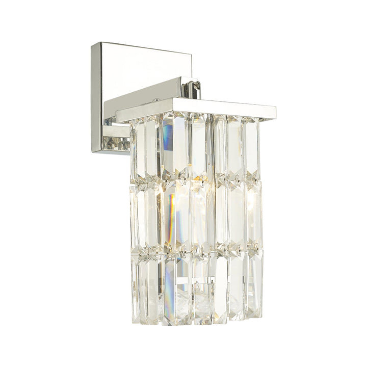 Modena Single Arm Wall Sconce - Square - Chrome