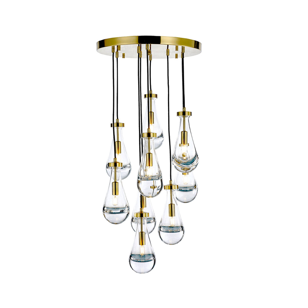 Rayne Collection - Round Cluster - W:50cm H:100cm- Brass