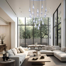 Load image into Gallery viewer, Rayne Collection - Round Cluster - W: 120cm H: 200cm - Chrome
