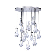 Load image into Gallery viewer, Rayne Collection - Round Cluster - W: 80cm H: 120cm - Polished Nickel
