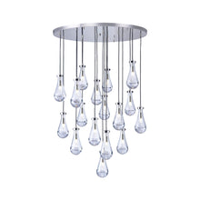 Load image into Gallery viewer, Rayne Collection - Round Cluster - W: 100cm H: 150cm - Polished Nickel
