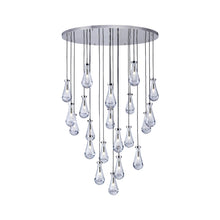 Load image into Gallery viewer, Rayne Collection - Round Cluster - W: 120cm  H: 200cm - Polished Nickel
