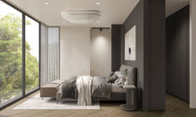 Load image into Gallery viewer, Royal Empress Flush Mount OVAL Basket Chandelier - CHROME - L:90cm
