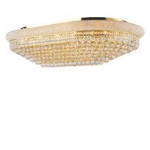 Load image into Gallery viewer, Royal Empress Flush Mount OVAL Basket Chandelier - GOLD - W:120cm
