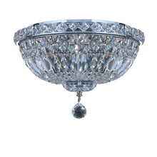 Load image into Gallery viewer, Empress Flush Mount Basket Chandelier - CHROME - W:35cm
