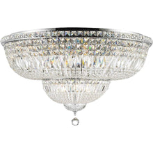 Load image into Gallery viewer, Empress Flush Mount Basket Chandelier - CHROME - Width: 94cm
