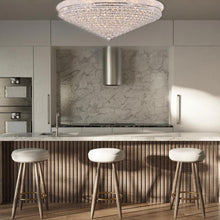 Load image into Gallery viewer, Royal Empress Flush Mount Basket Chandelier - Chrome - W:120cm
