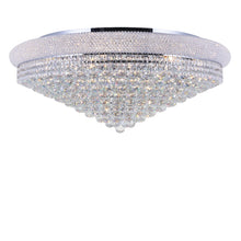 Load image into Gallery viewer, Royal Empress Flush Mount Basket Chandelier - CHROME - W:90cm
