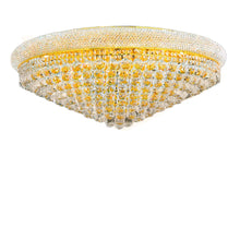 Load image into Gallery viewer, Royal Empress Flush Mount Basket Chandelier - GOLD - W:90cm
