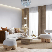 Load image into Gallery viewer, Royal Empire Flush Mount CHROME Basket Chandelier- W:50cm
