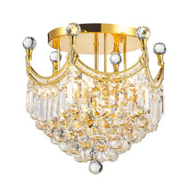 Load image into Gallery viewer, Royal Empire Flush Mount GOLD Basket Chandelier- W:40cm
